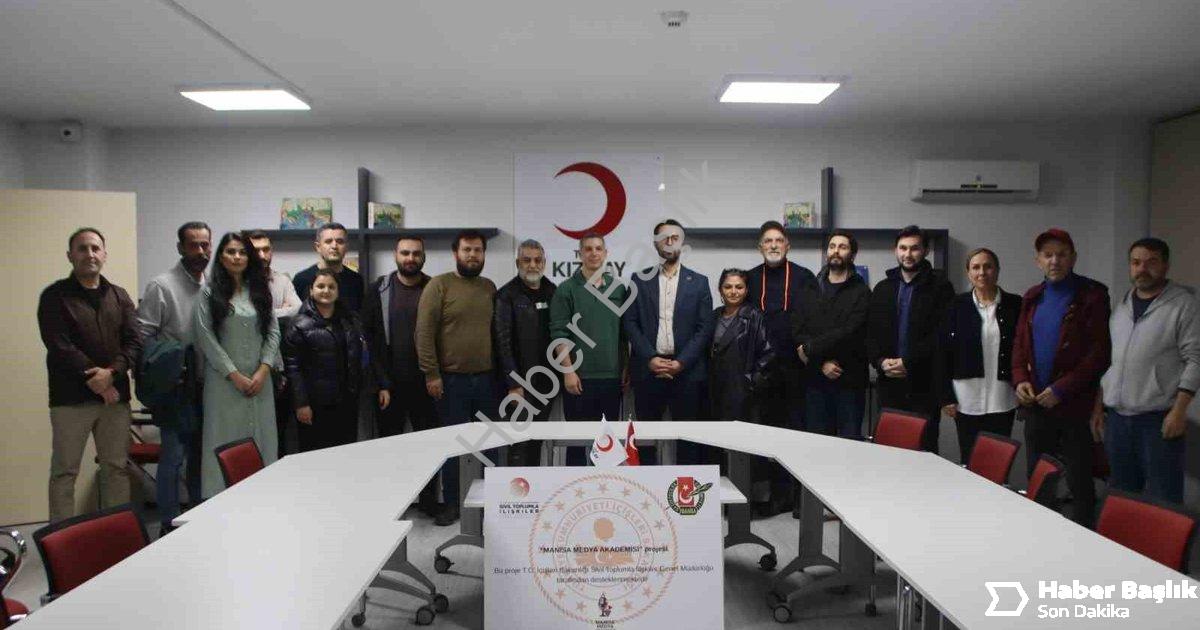 "Manisa Medya Akademisi Kapılarını Açtı: İlk Ders Yapay Zeka" başlıklı haber için fotorealistik, pro