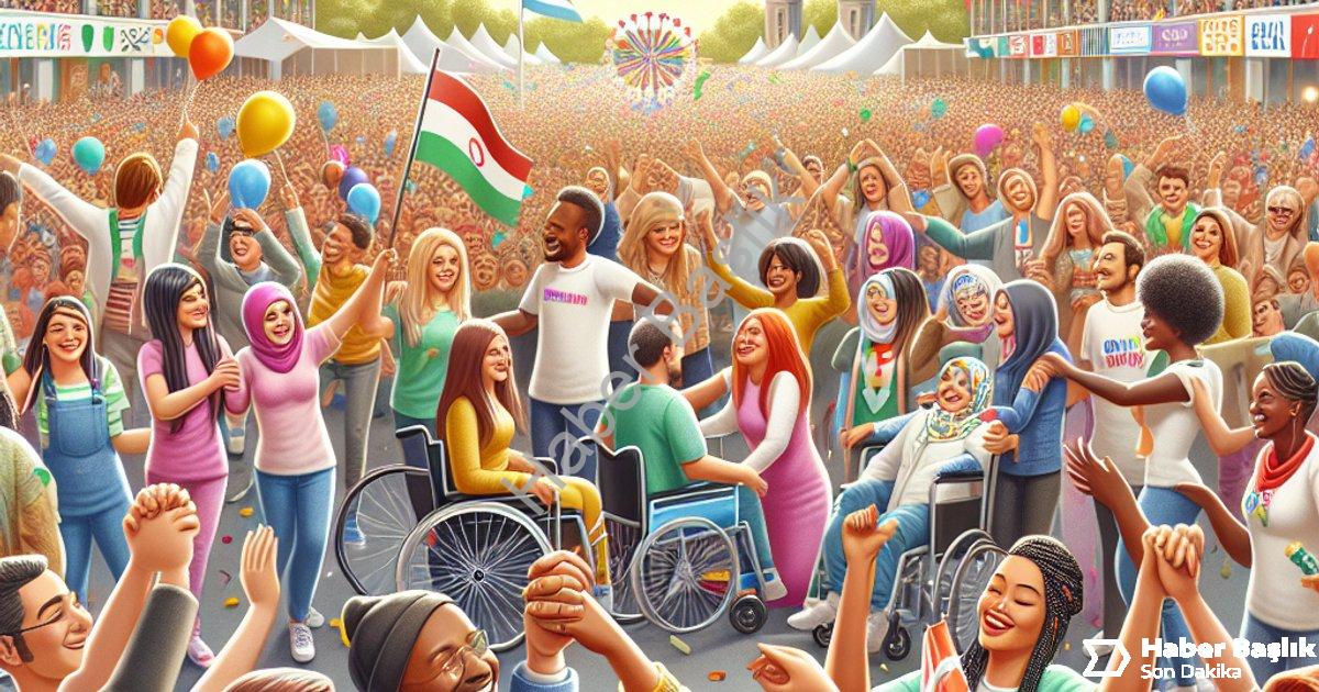 "Merkezefendi'de 5. Engelsiz Fest: Sevgi ve Dayanışma Rüzgarı" başlıklı haber için fotorealistik, pr