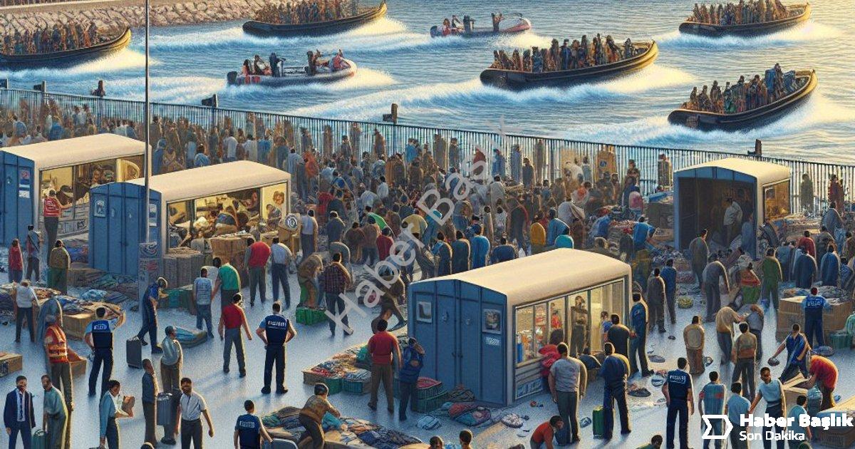 "İzmir Sahillerinde Hareketli Saatler: 120 Düzensiz Göçmen İşlem Gördü" başlıklı haber için fotoreal